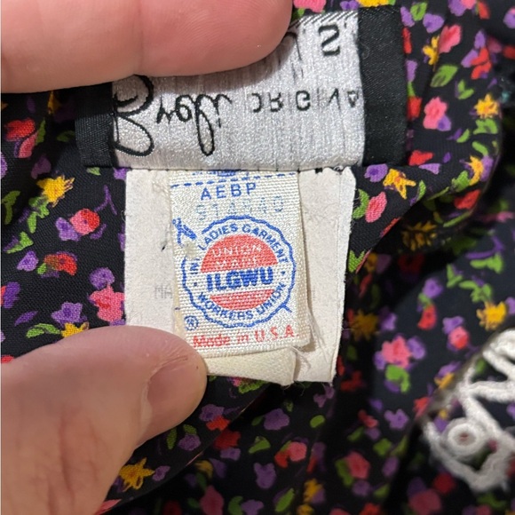 Vintage Breli Originals Floral Midi Dress - Picture 9 of 13